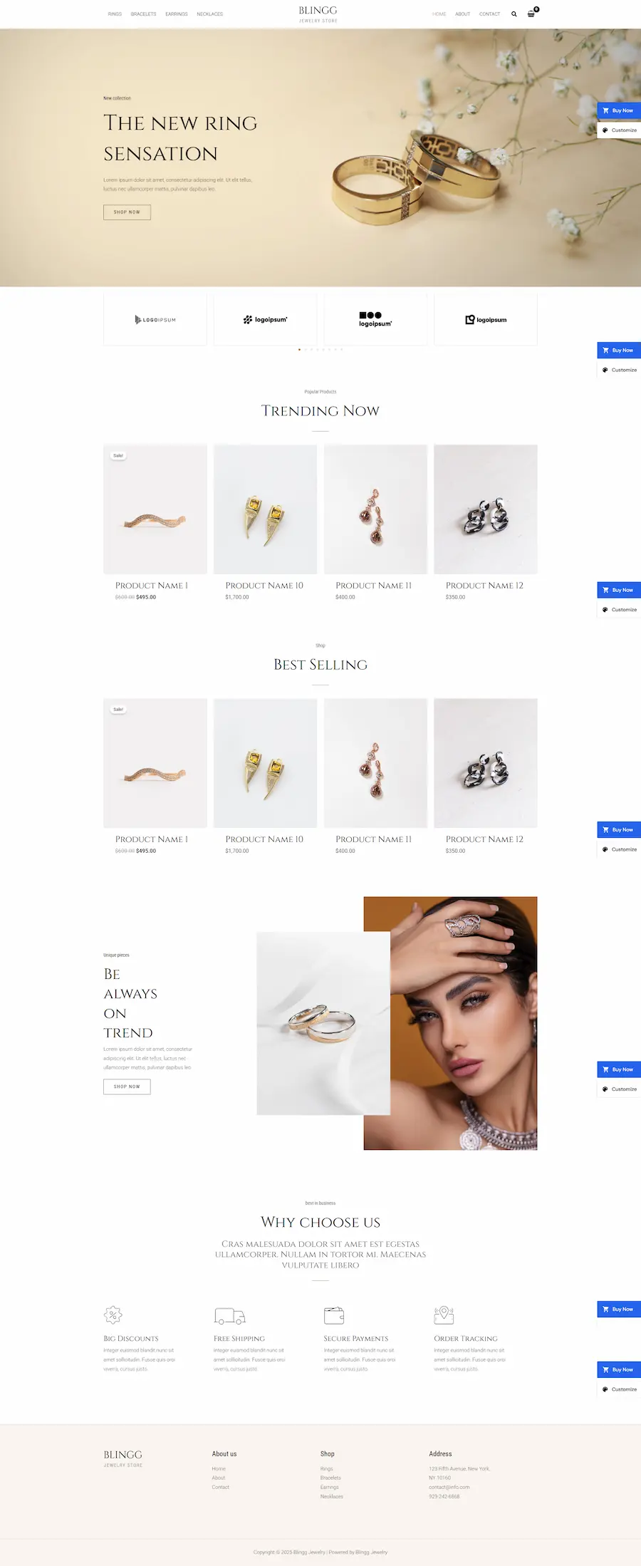 blingg-jewelry 模板预览