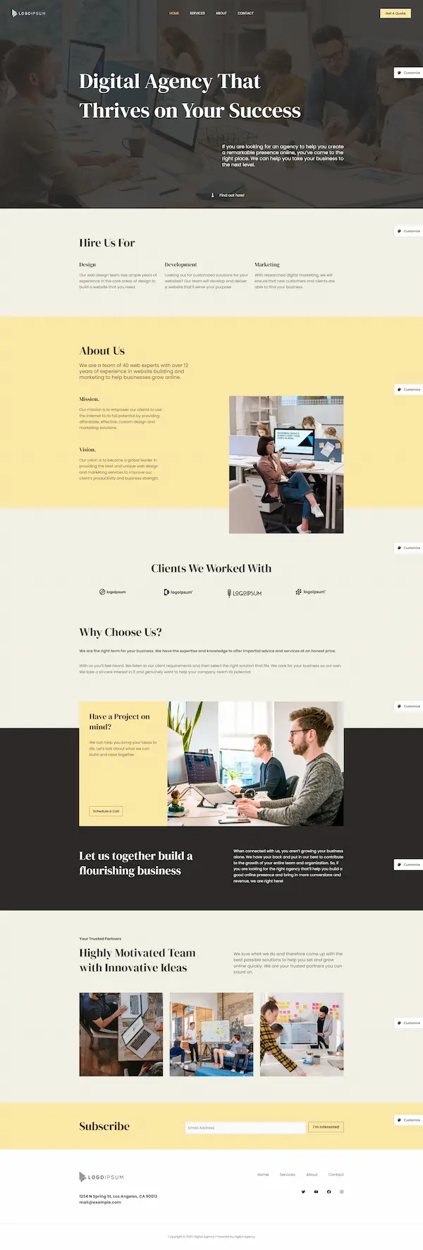 digital-agency-02 模板预览