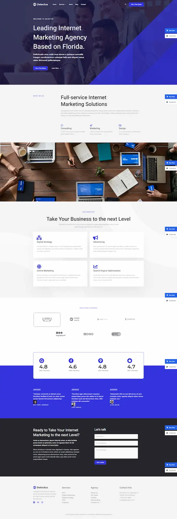 digital-marketing-agency-04 模板预览