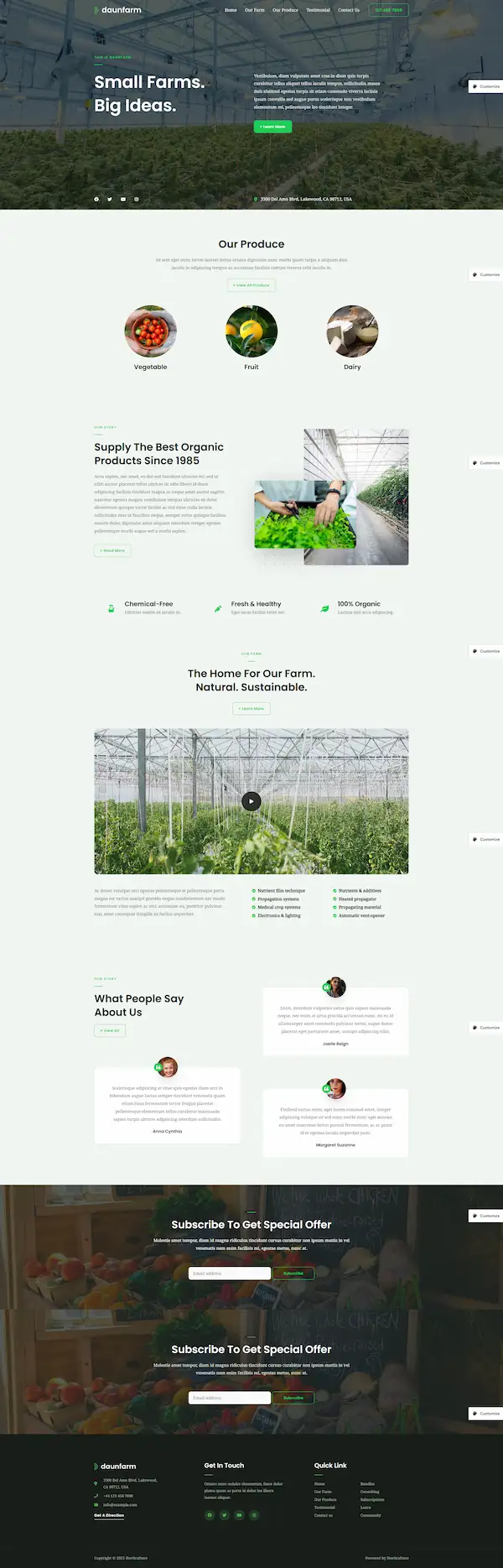 horticulture-02 模板预览