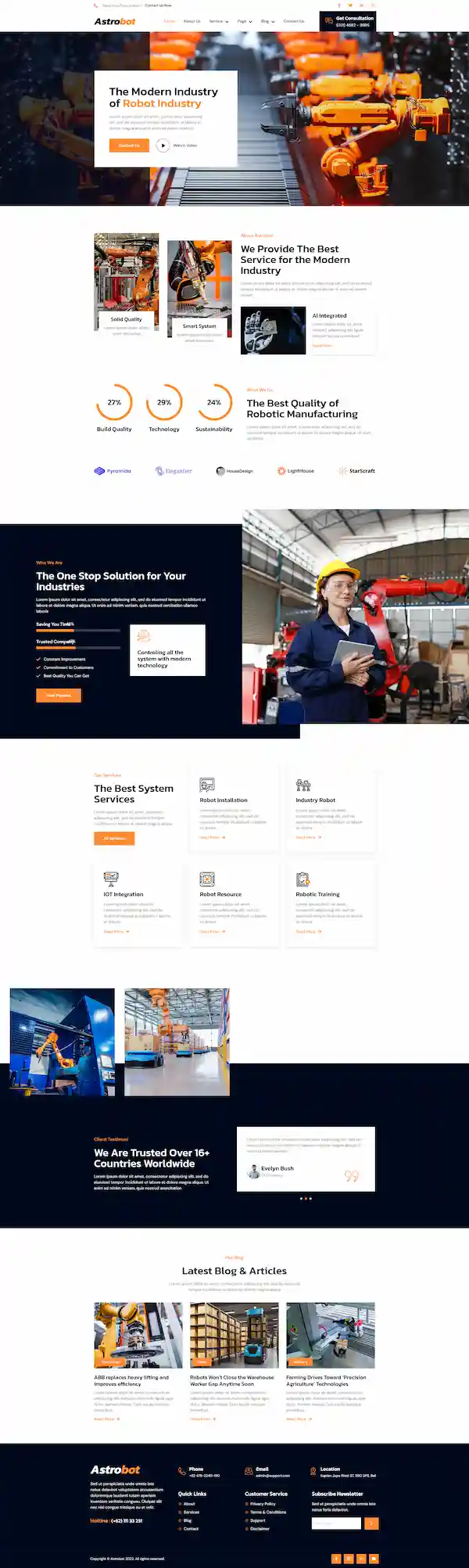 astrobot 模板预览